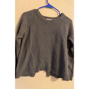 Madewell knit open back Sweater